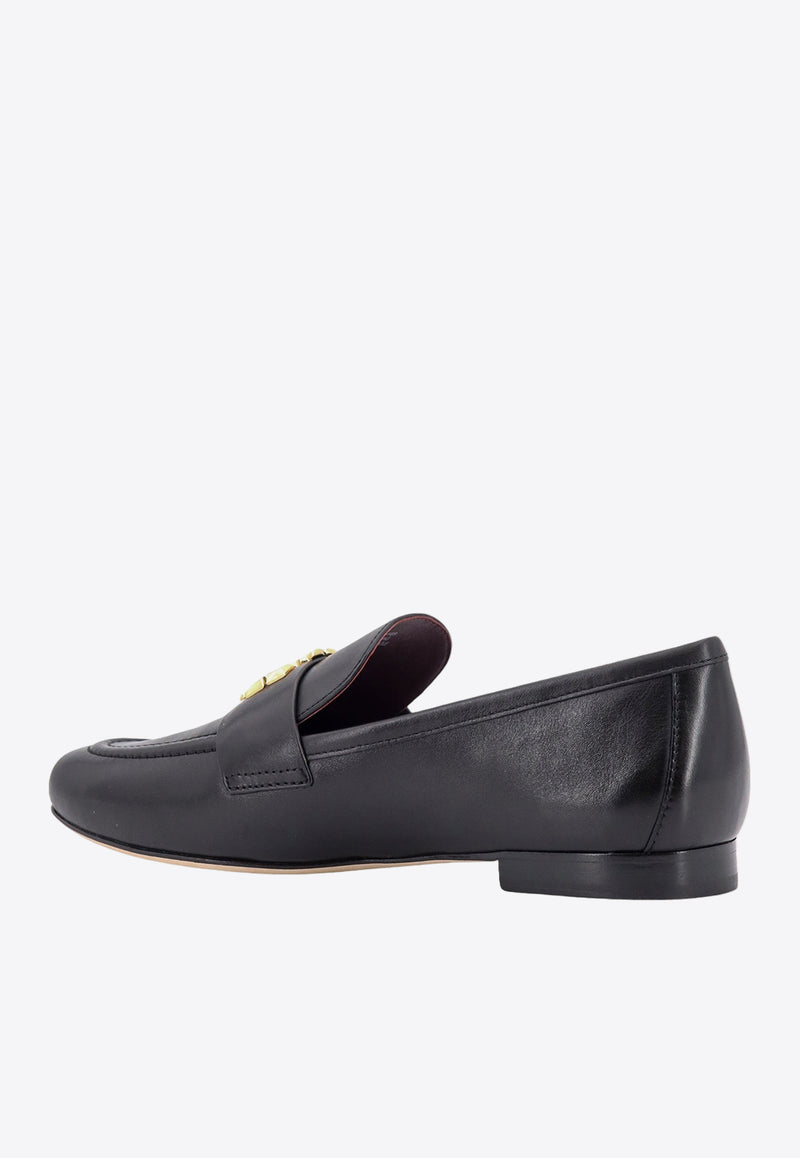 Tory Burch Eleanor Leather Loafers Black 158204_006