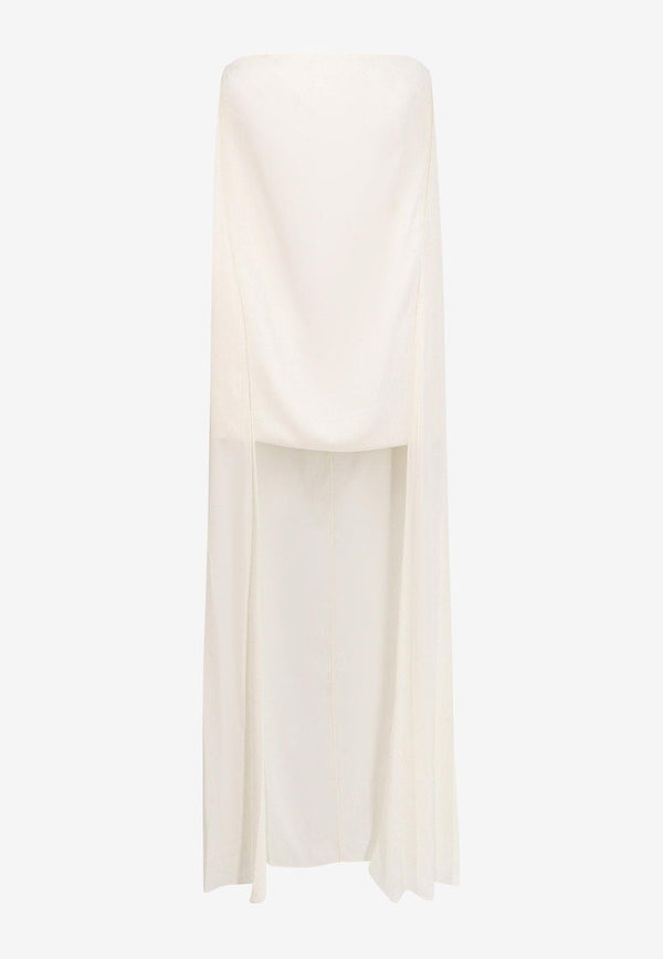 The New Arrivals Solene Asymmetric Strapless Dress White NA00302670512_BLANC