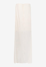 The New Arrivals Solene Asymmetric Strapless Dress White NA00302670512_BLANC