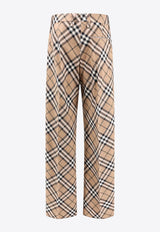 Burberry Vintage Check Straight-Leg Pants Beige 8091946_C1202