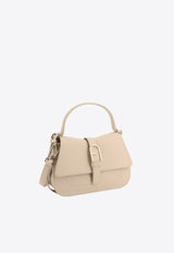 Furla Mini Flow Leather Top Handle Bag Beige WB01032BX2045_AVENA