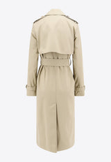 Burberry Double-Breasted Trench Coat Beige 8093045_A3888