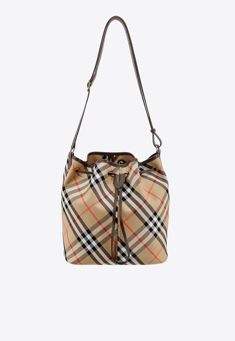 Burberry Vintage Check Bucket Bag Beige 8093869_B9368