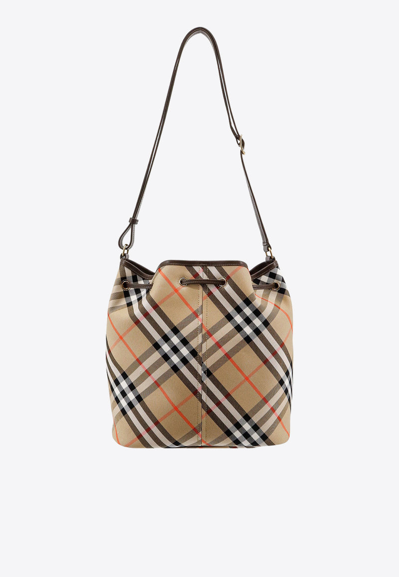 Burberry Vintage Check Bucket Bag Beige 8093869_B9368