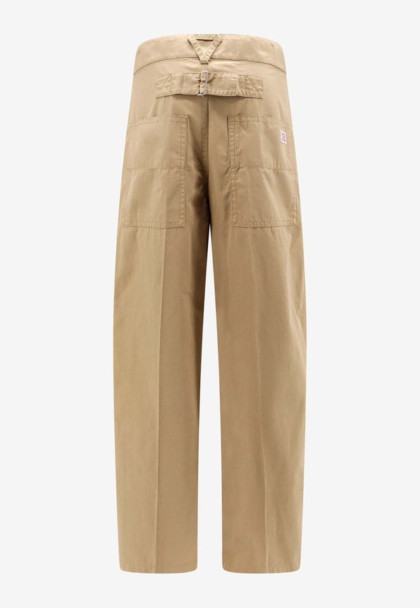 Bottega Veneta Straight-Leg Cargo Pants Beige 784201V4CS0_9281