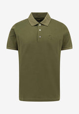 Fendi Embossed Logo Polo T-shirt Green FY1309ASDT_F19J3