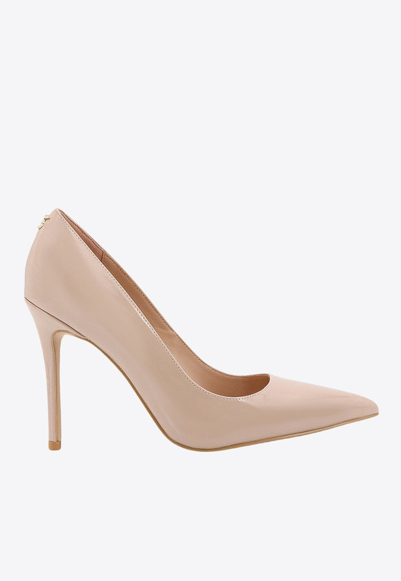 PINKO Juliette 100 Leather Pumps Beige SD0125E002_O66