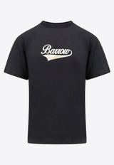 Barrow Bear Logo Crewneck T-shirt Black F4BWUATH073_110