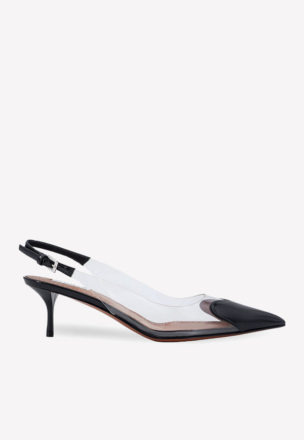 Alaïa Le Cœur 55 Slingback Pumps Black AA3E057CK150_999