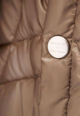 Moncler + Rick Owens Megapenta Quilted Flight Jacket Brown MU02D1A10_25U