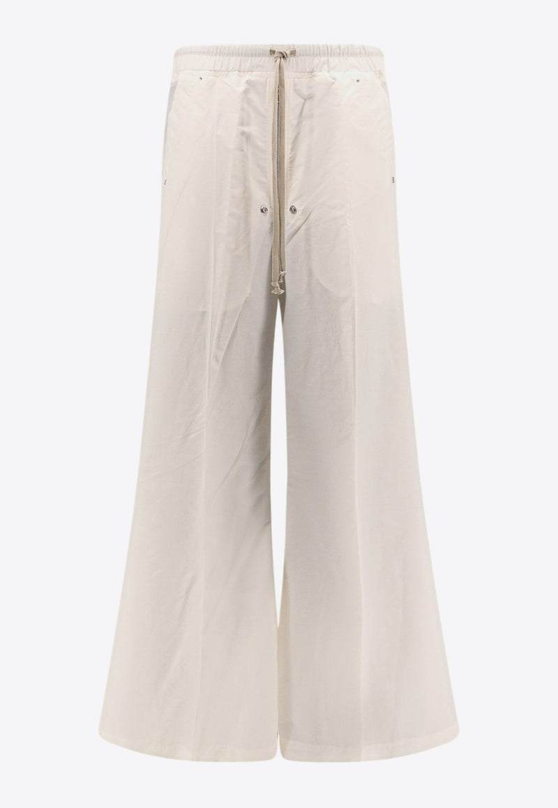 Moncler + Rick Owens Belas Wide-Leg Pants White MU02D2A02_001