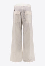 Moncler + Rick Owens Belas Wide-Leg Pants White MU02D2A02_001