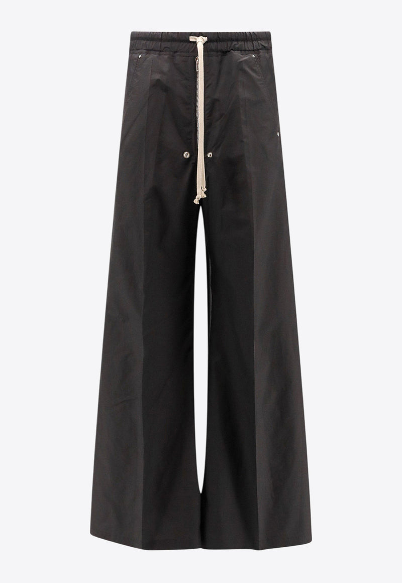 Moncler + Rick Owens Belas Wide-Leg Pants Black MU02D2A02_999