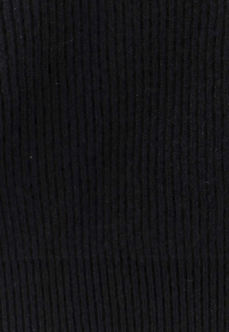 Brunello Cucinelli Wool-Blend Turtleneck Sweater Black M16129313_C101