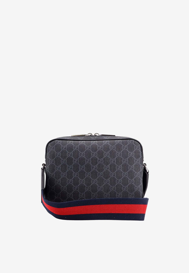 Gucci Small GG Supreme Messenger Bag Black 795479FADJA_1042