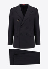 Gucci Double-Breasted Wool Suit Black 794566ZAQIP_1032