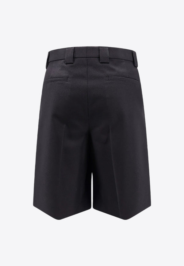 Gucci Web-Detail Bermuda Tailored Shorts Black 787249ZAMII_1043