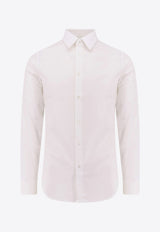 Gucci Pointed-Collar Long-Sleeved Shirt White 79173526242_9000