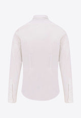 Gucci Pointed-Collar Long-Sleeved Shirt White 79173526242_9000