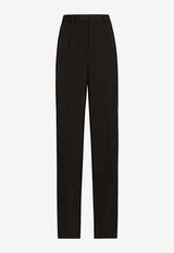 Dolce 
Gabbana Straight-Leg Tailored Pants Black FTC8ZTFU21E_N0000