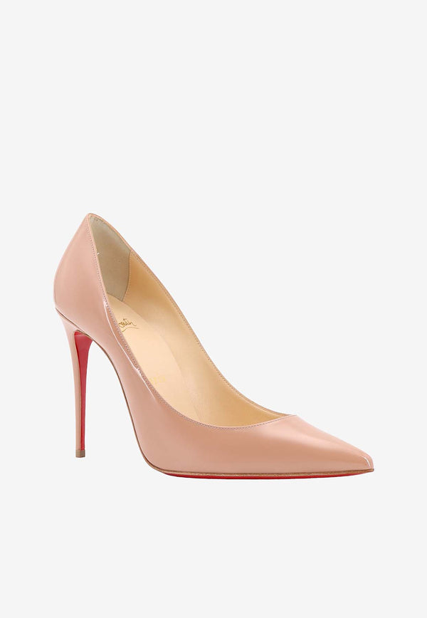 Christian Louboutin Kate 100 Patent Leather Pumps Blush 3191411_PK20