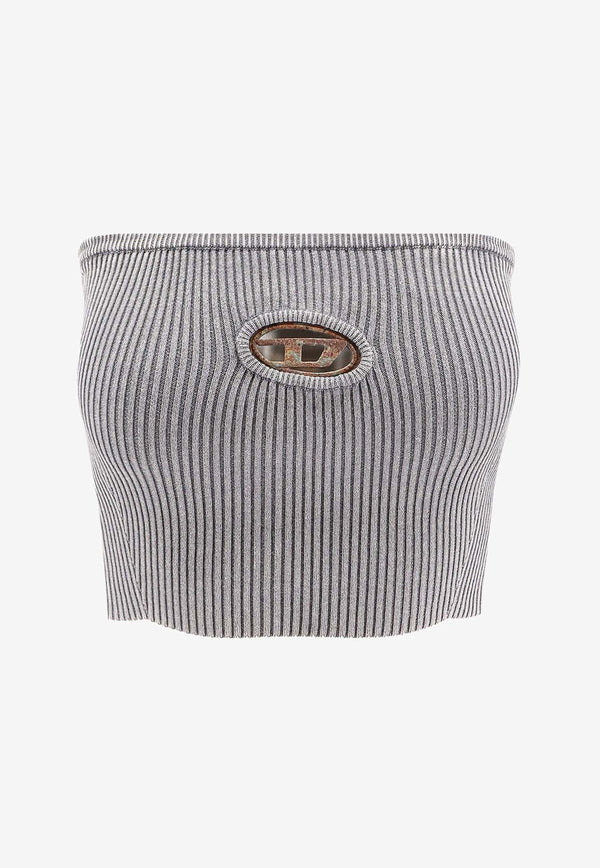 Diesel Clarksville Ribbed Tube Top Gray A162700DBDI_9DT