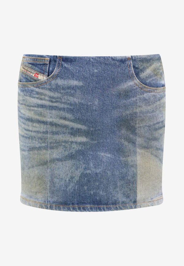 Diesel De-Pra Mini Skirt Blue A16920007W8_01