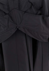 Maison Margiela Taffeta Midi Skirt with Bow Black S51ME0026M35131_900