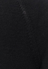 The Row Honna Turtleneck Wool Sweater Black 8295Y590_BLK