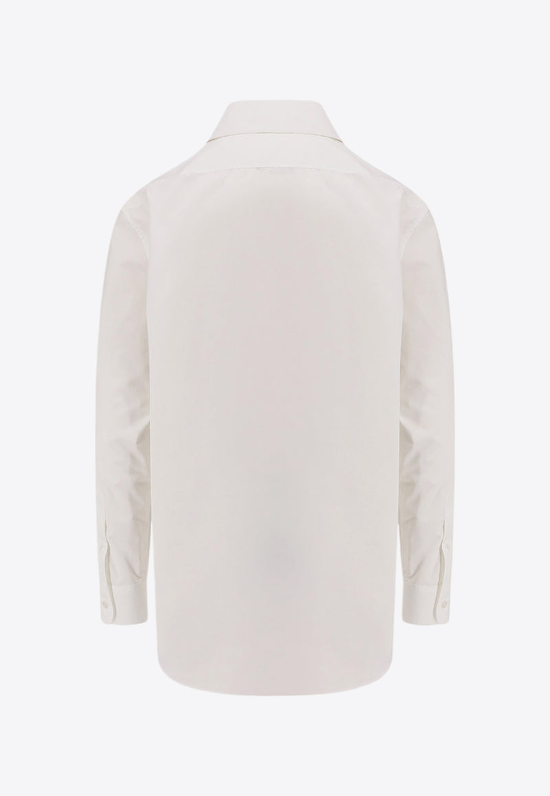 The Row Sisilia Long-Sleeved Shirt White 5652SW2479_OPW