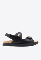 Givenchy 4G Logo Leather Sandals Black BE3087E24C_001