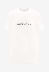 Givenchy Logo Print Crewneck T-shirt BM71533Y6B_100