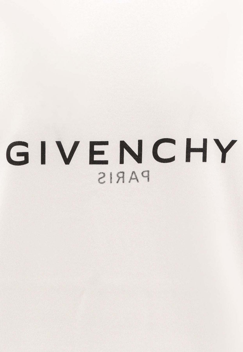 Givenchy Logo Print Crewneck T-shirt BM71533Y6B_100