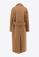 Dries Van Noten Double-Breasted Wool Coat Beige 2420102009222_102