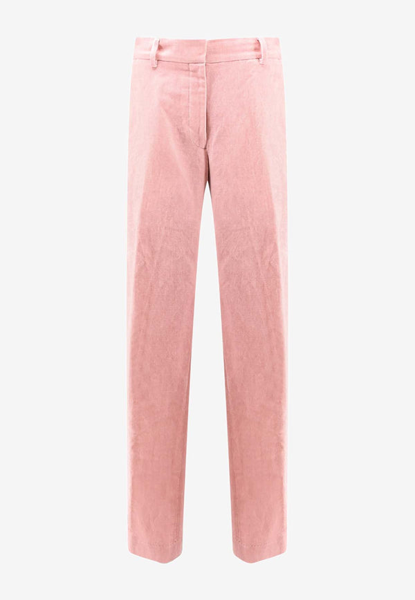 Dries Van Noten Straight-Leg Paxy Pants Pink 2420109189238_313