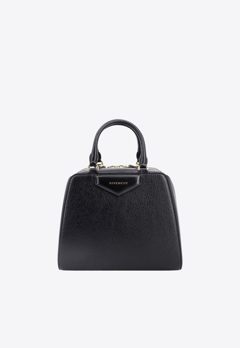 Givenchy Mini Antigona Cube Top Handle Bag Black BB50ZBB24B_001