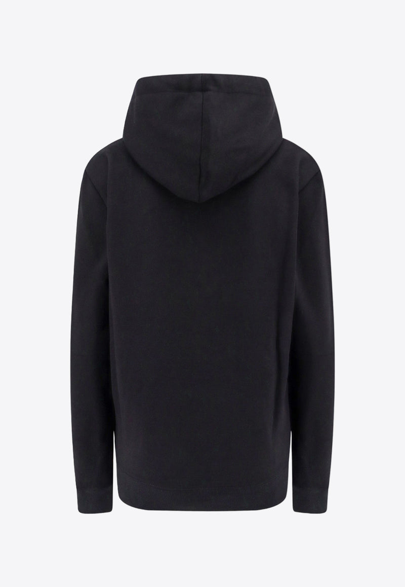 Saint Laurent Logo Hooded Sweatshirt Black 677256YB2EZ_1035