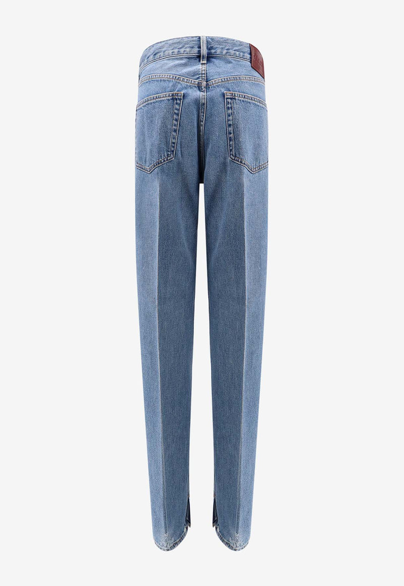 Gucci Logo Patch Straight-Leg Jeans Blue 788822XDCXM_4011