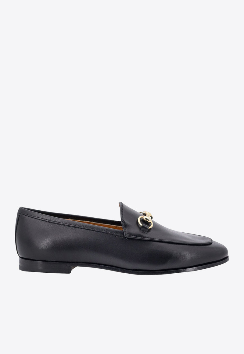 Gucci Jordaan Horsebit Leather Loafers Black 786016AADCW_1000