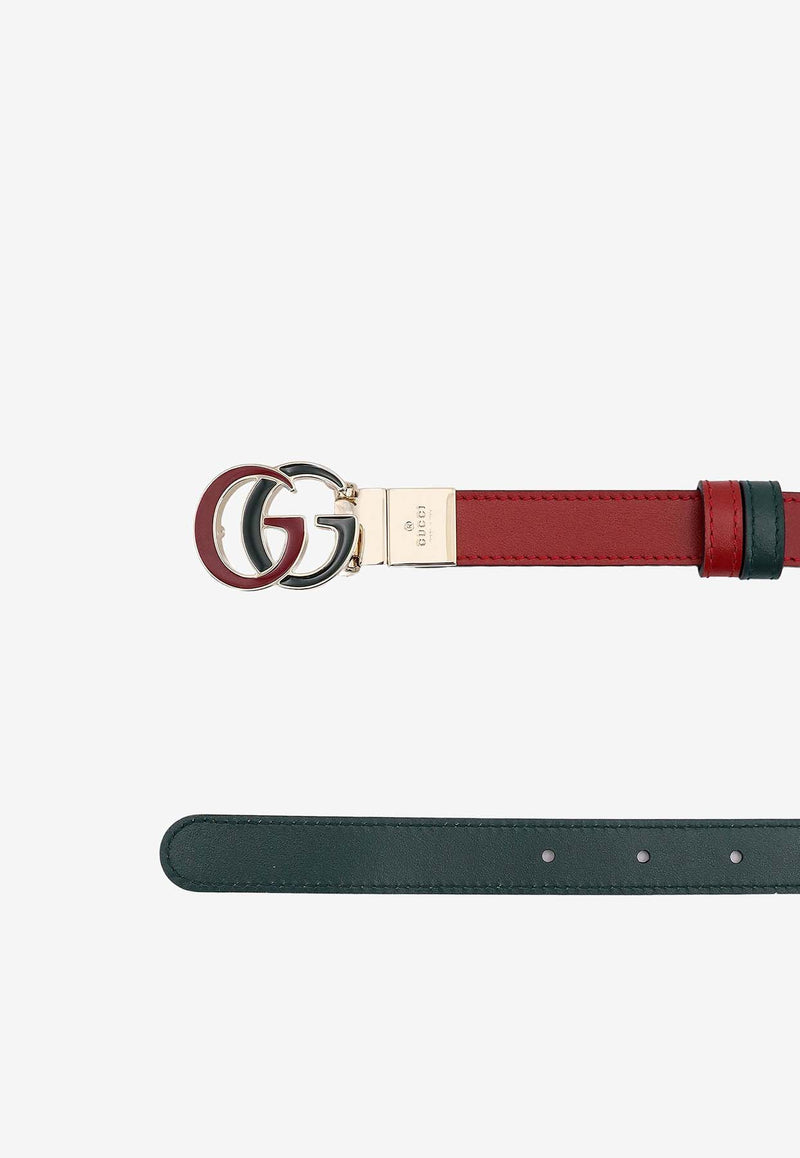 Gucci Reversible GG Marmont Leather Belt Red 7957870YAOX_6445