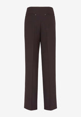 Fendi Straight-Leg Tailored Pants Purple FR6580AJYF_F0AU3