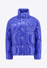 Moncler X Palm Angels Haunani Down Jackets Blue 09L1A00015M4441_758