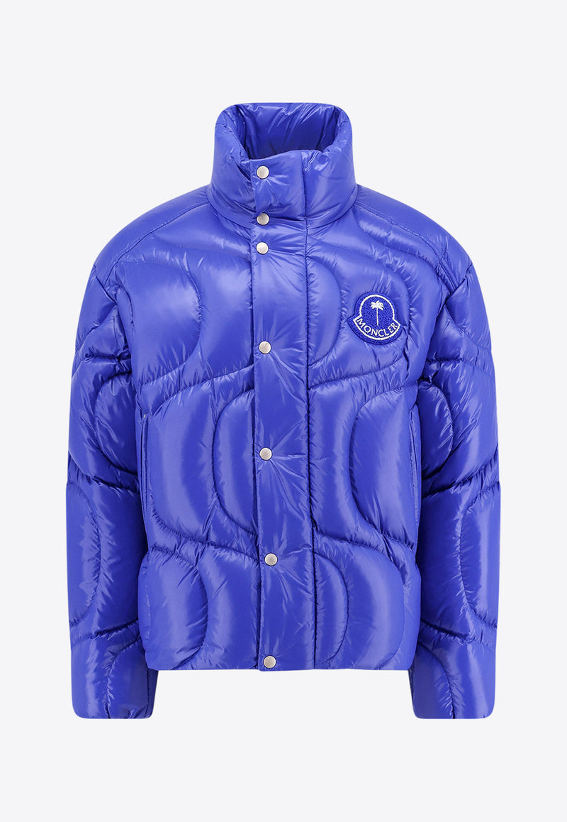 Moncler X Palm Angels Haunani Down Jackets Blue 09L1A00015M4441_758