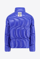 Moncler X Palm Angels Haunani Down Jackets Blue 09L1A00015M4441_758