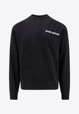 Dsquared2 Logo Print Crewneck Sweatshirt Black S74GU0804S25551_900