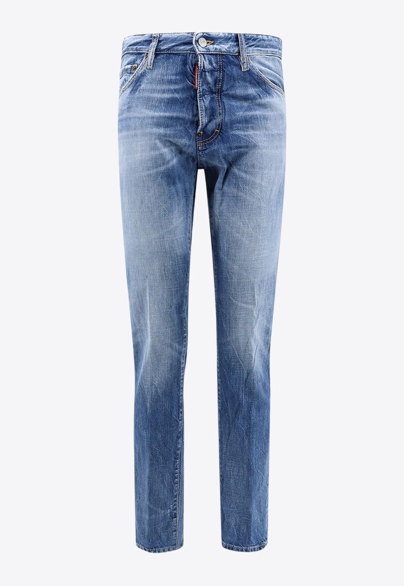 Dsquared2 Cool Guy Faded Slim Jeans Blue S74LB1529S30309_470