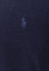 Polo Ralph Lauren Logo Embroidered High-Neck Sweater Blue 710946145_001