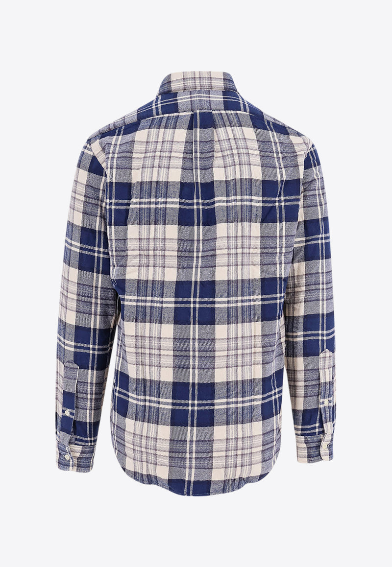 Polo Ralph Lauren Plaid Check Long-Sleeved Shirt Blue 710953355_001