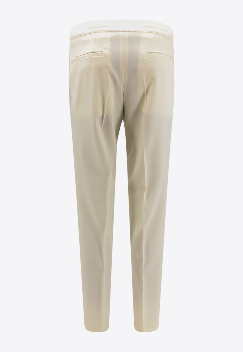 Hugo Boss Wool Straight-Leg Pants Beige 50520373_118