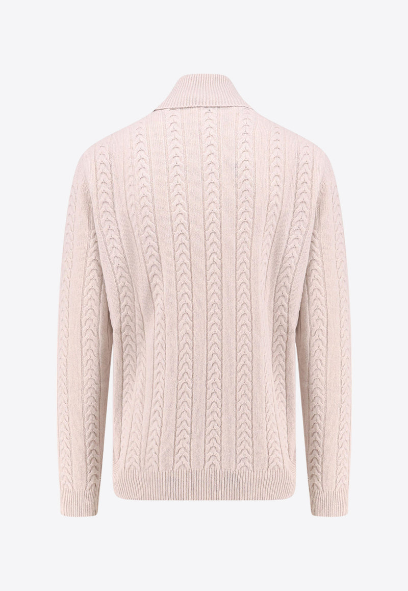 Hugo Boss Eribo High-Neck Sweater Cream 50526852_104